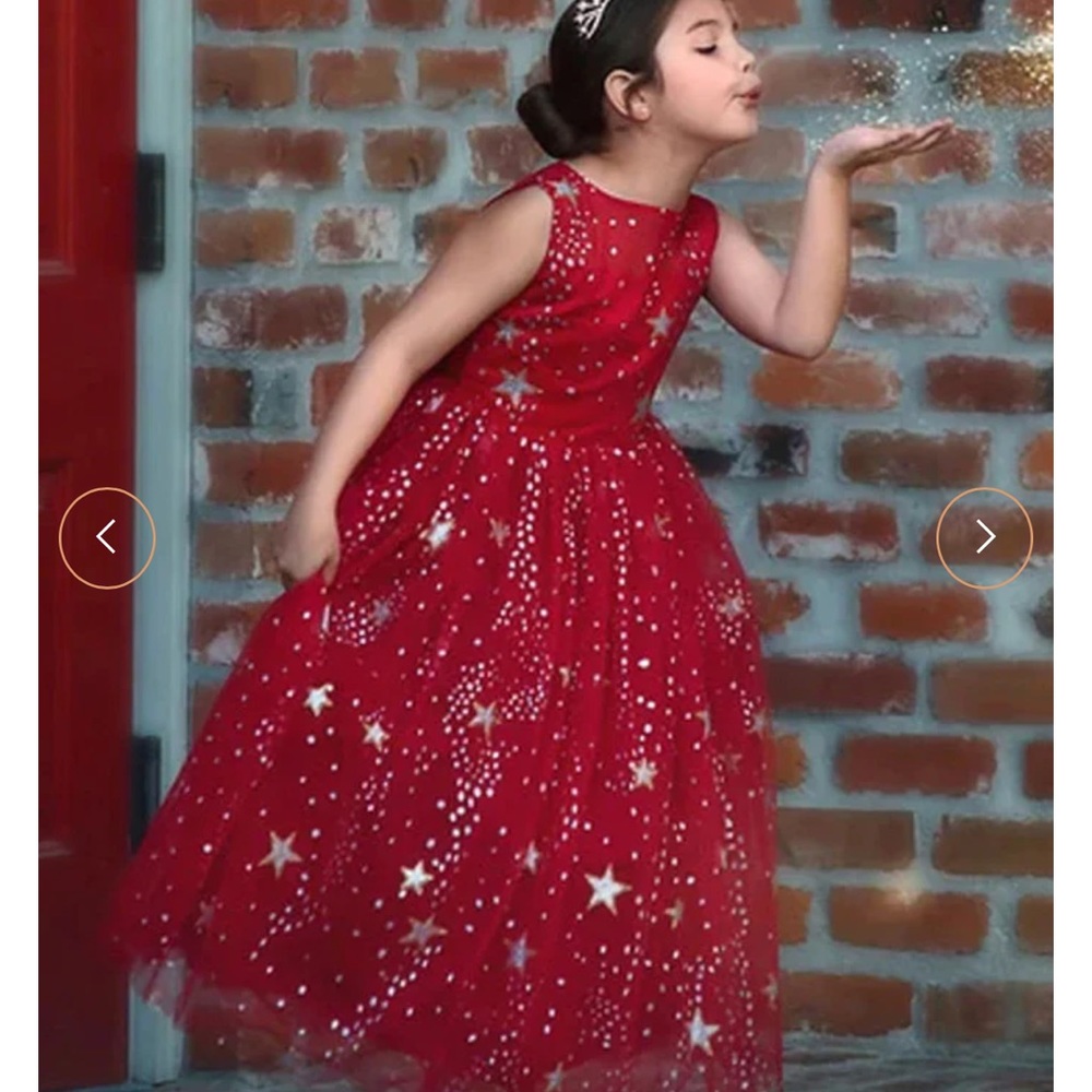 Trish Scully Red holiday dress size 8